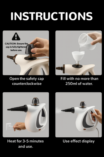 SnapSteam™ Handheld Steam Cleaner